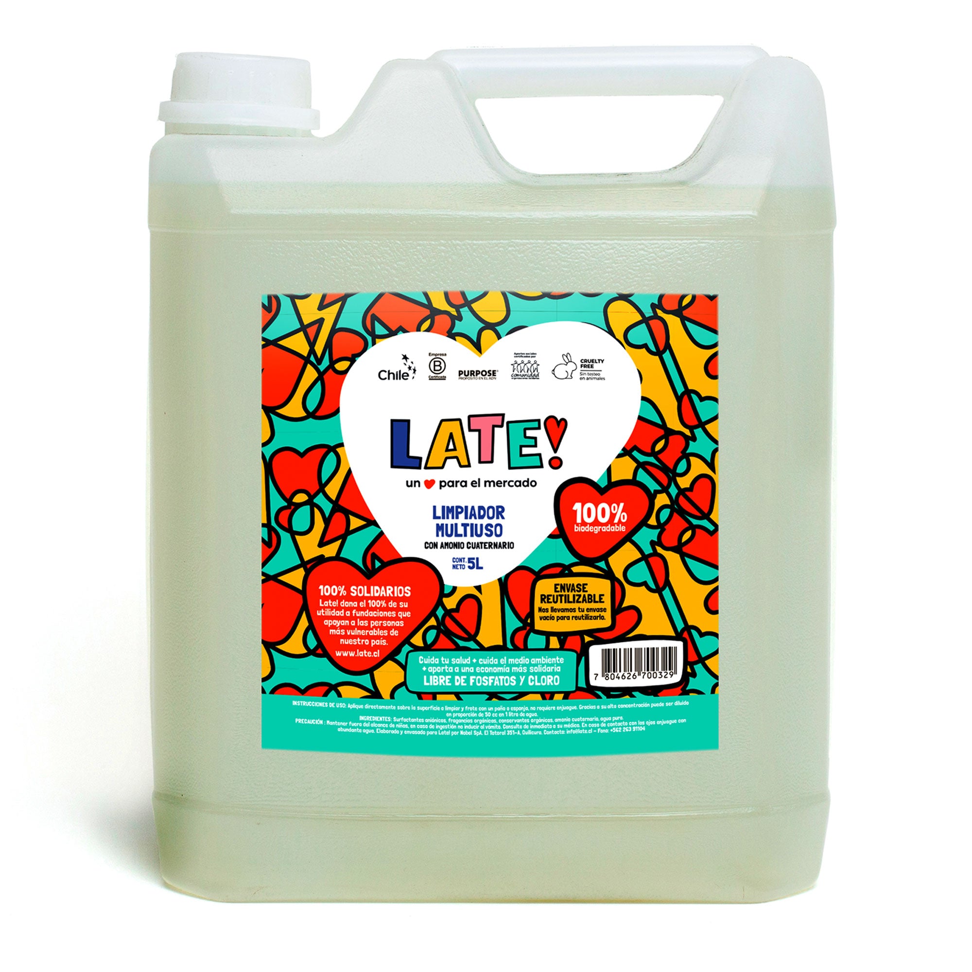 Limpiador Multiuso Biodegradable 5 L