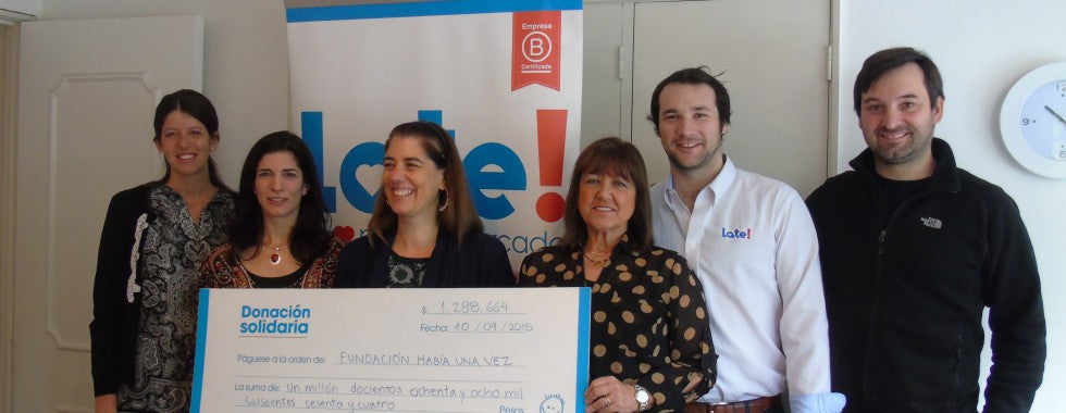 Donación a Fundación Había una Vez