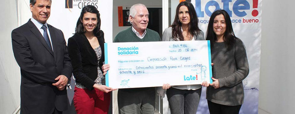 Donación para Corporación para Ciegos