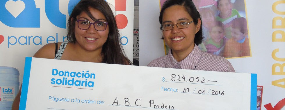 Donación a ABC Prodein
