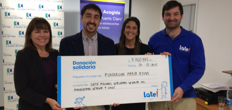 Donación para Fundación María Ayuda