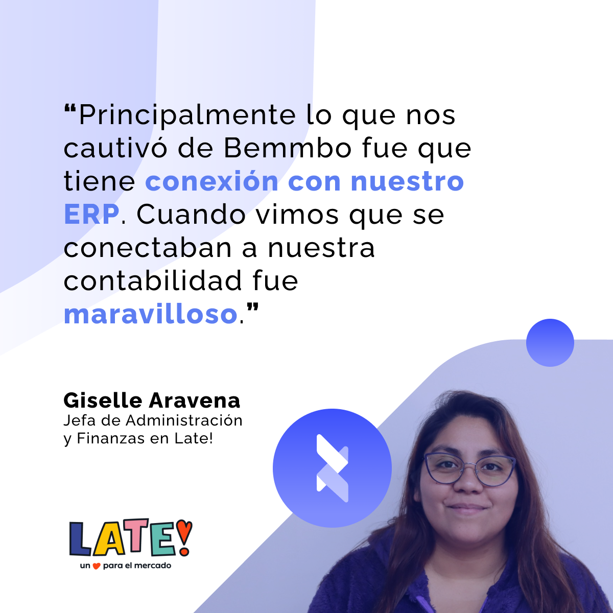 Bemmbo en LATE! eficiencia y solidaridad 