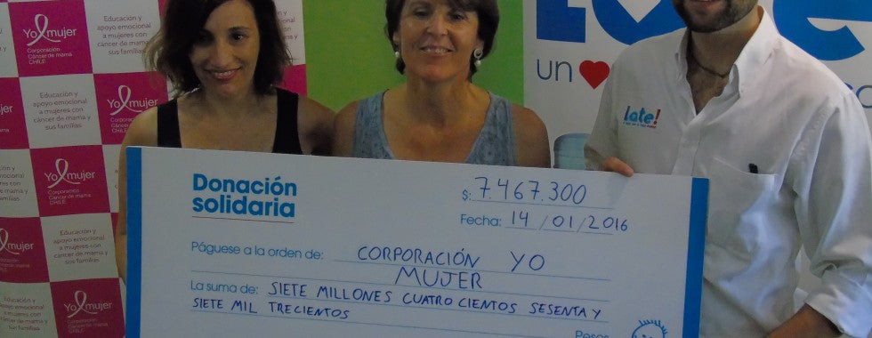 Donación Corporación Yo Mujer