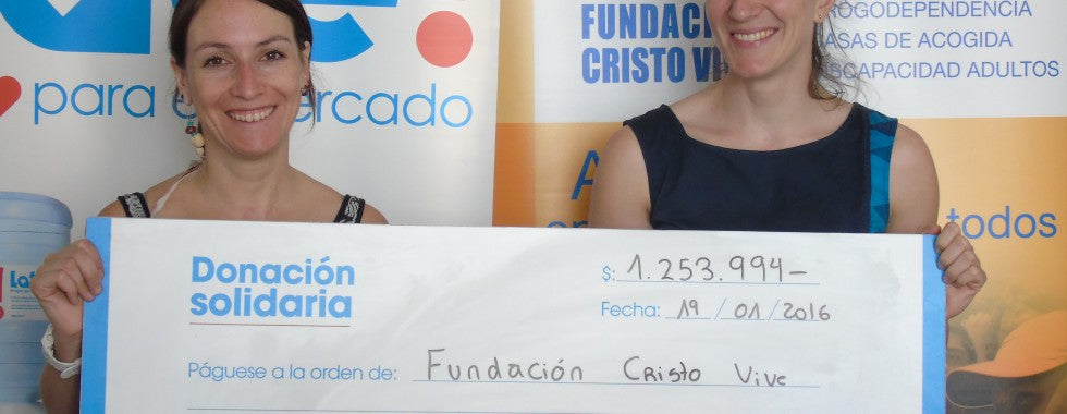 Donación Fundación Cristo Vive