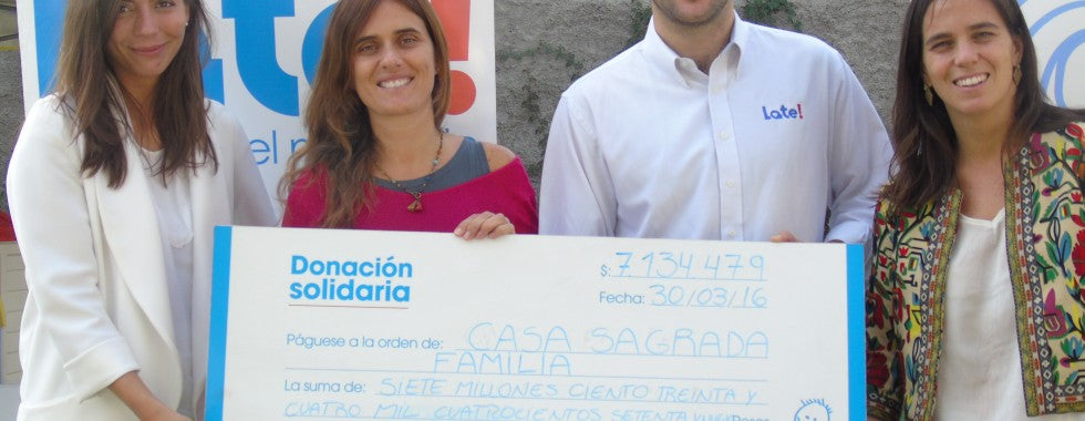 Donación Fundación Casa Sagrada Familia