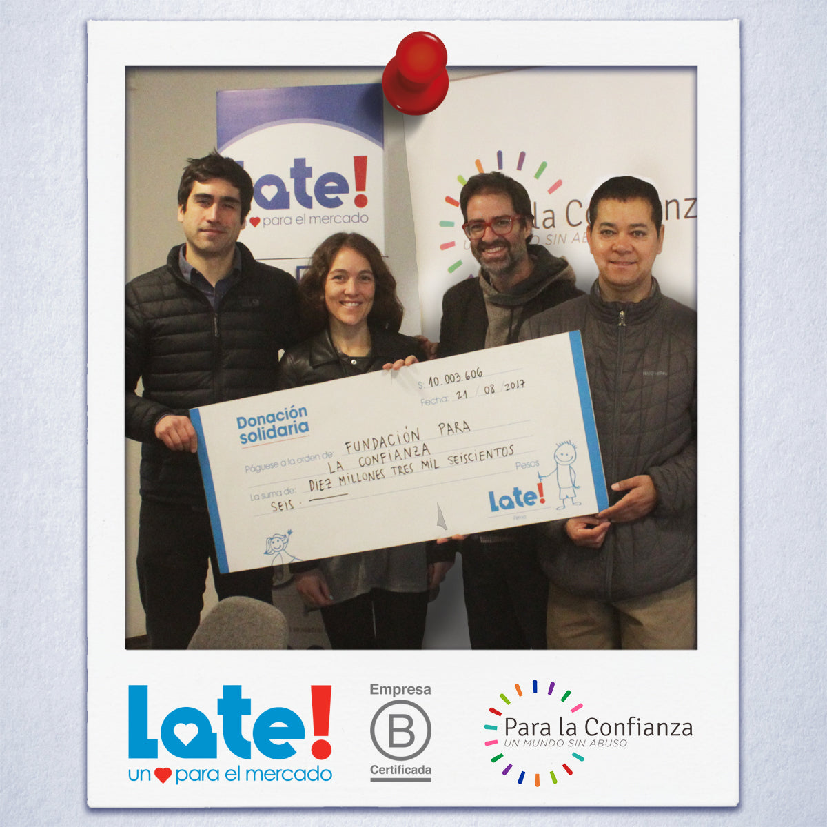 Donación a Fundación Para La Confianza