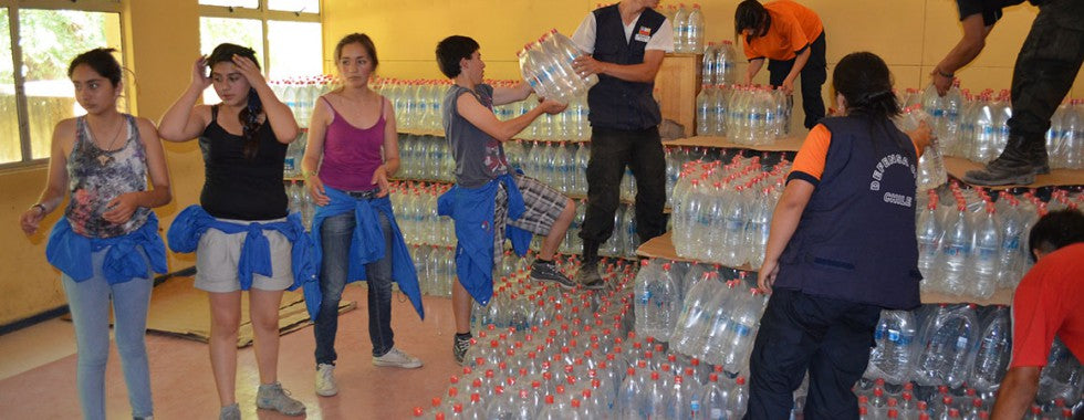 Donación a los damnificados del incendio del Bío Bío