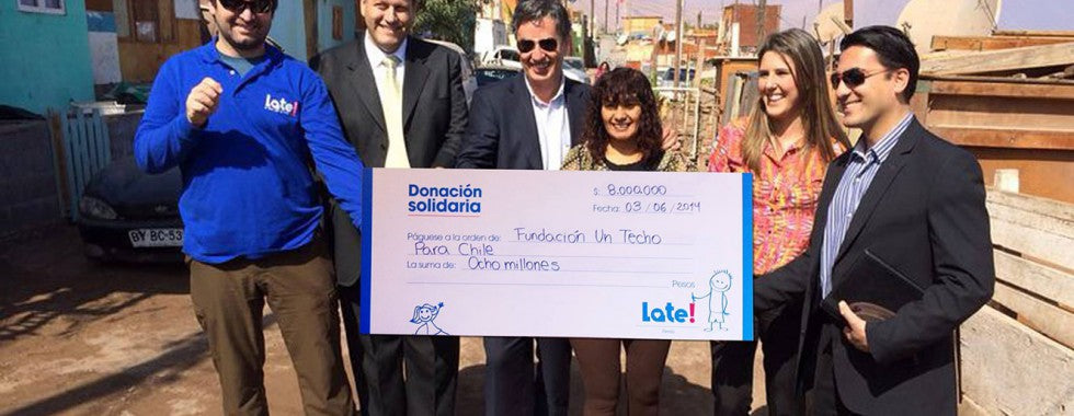 Donación Un Techo Para Chile