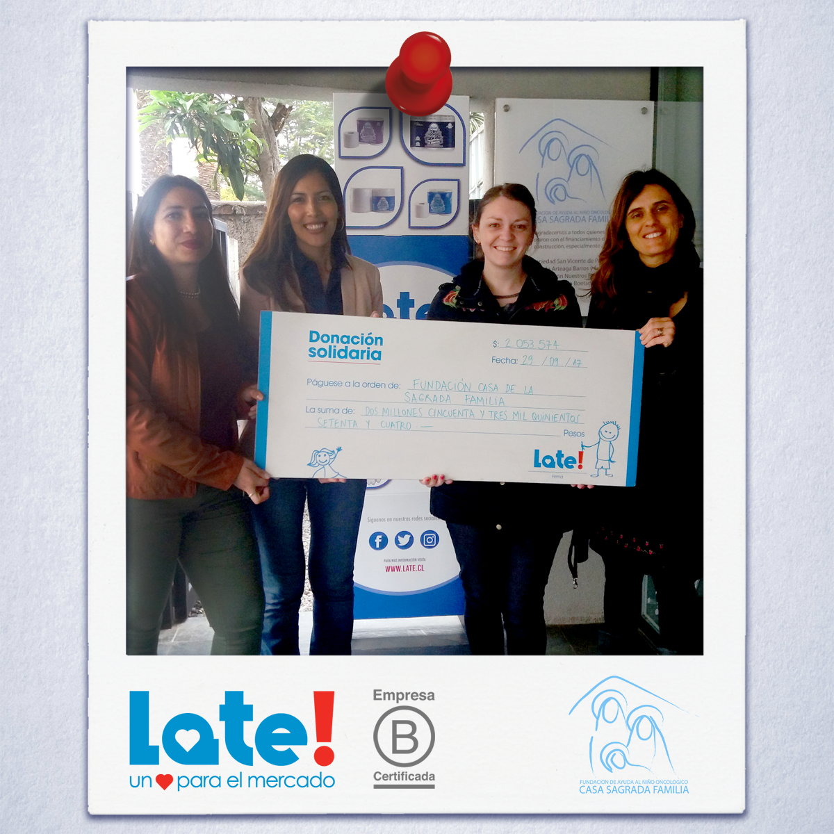 Donación Casa Sagrada Familia