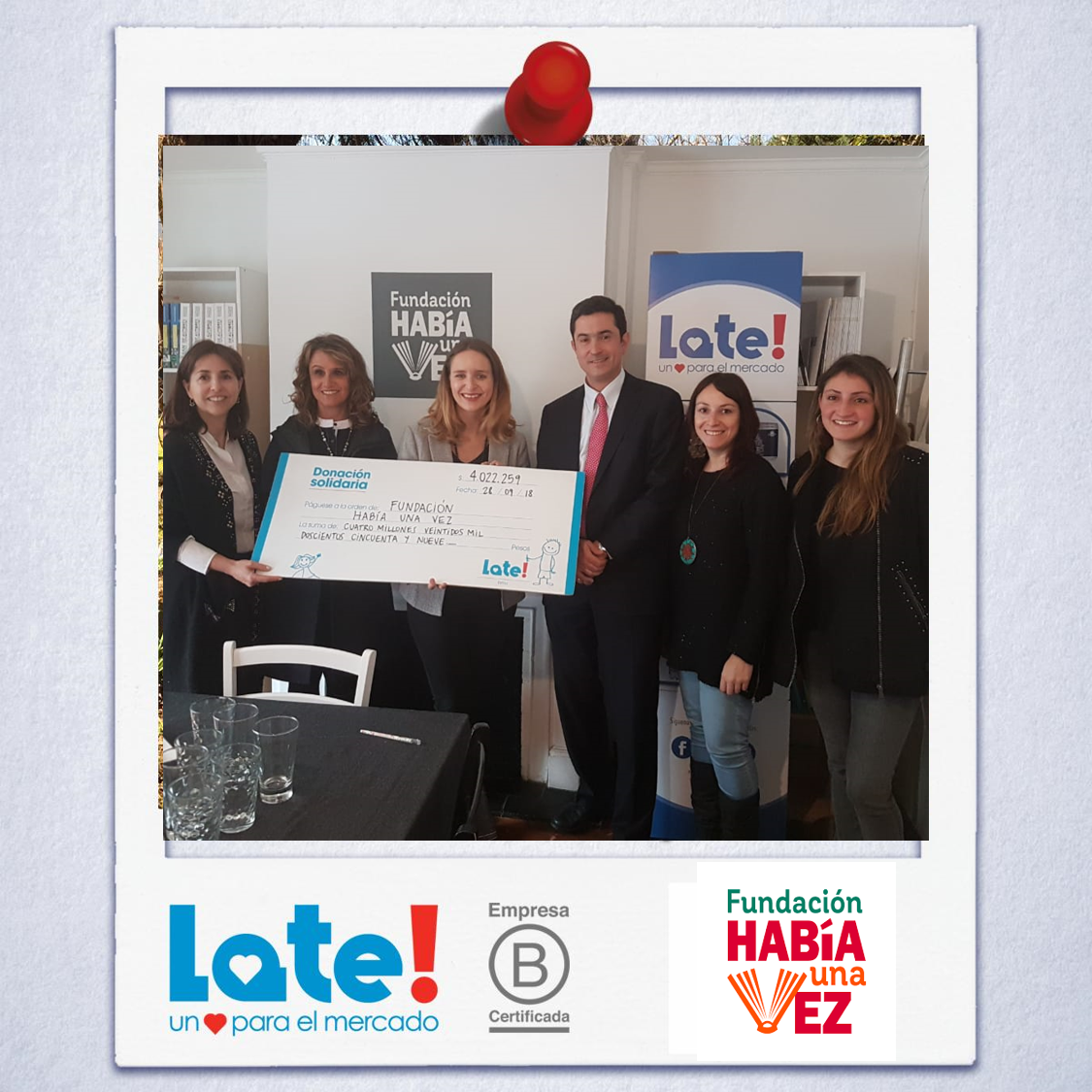 Donación a Fundación Había Una Vez