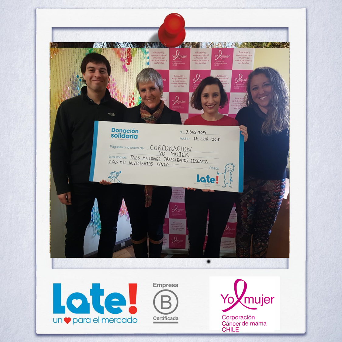 DONACIÓN A FUNDACIÓN YO MUJER