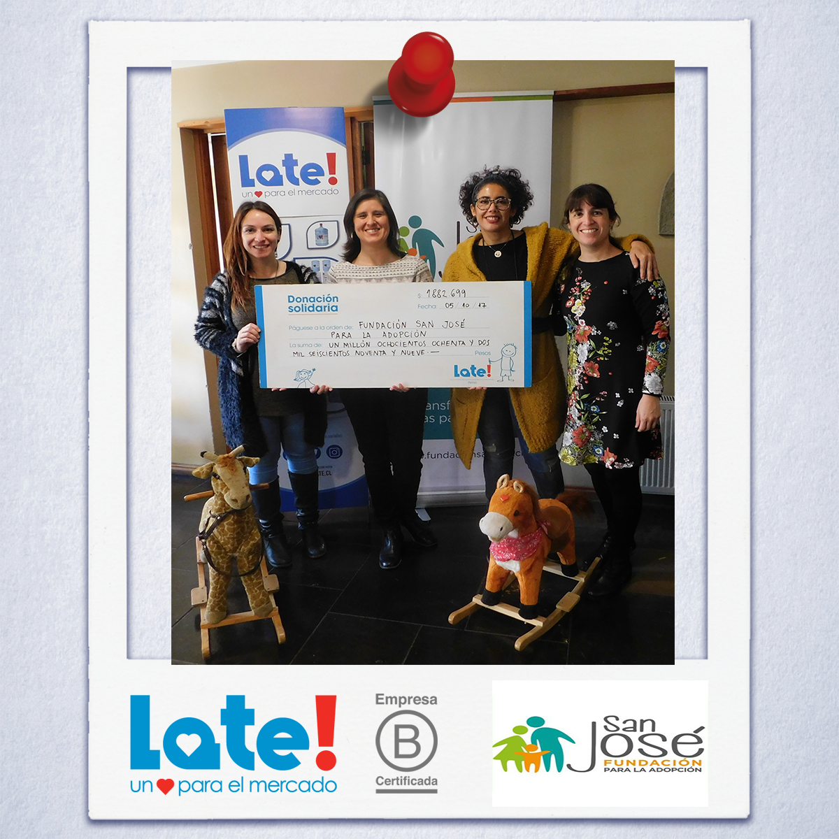 DONACION A FUNDACION SAN JOSE PARA LA ADOPCION