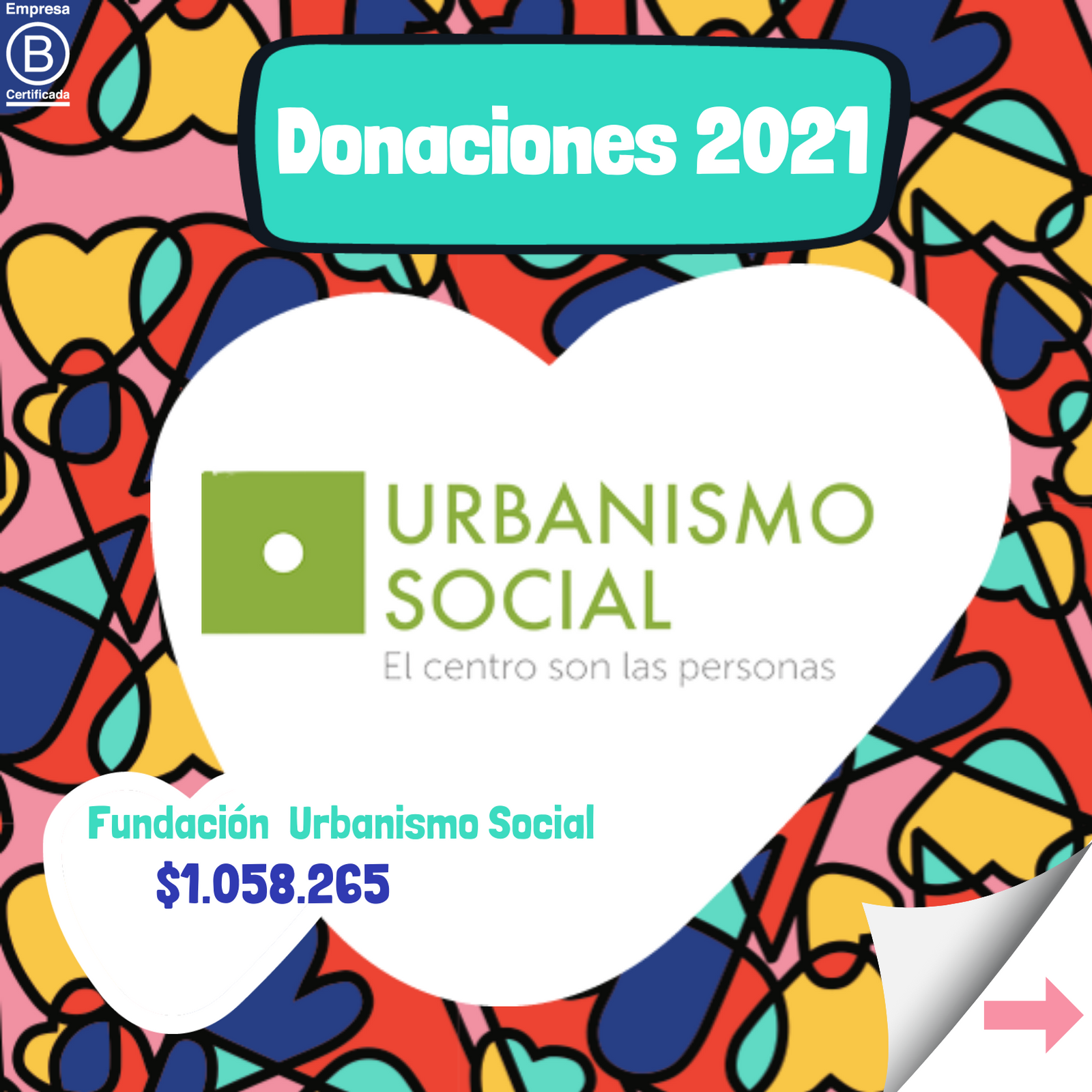 AGUA PURIFICADA LATE AYUDA A FUNDACION URBANISMO SOCIAL