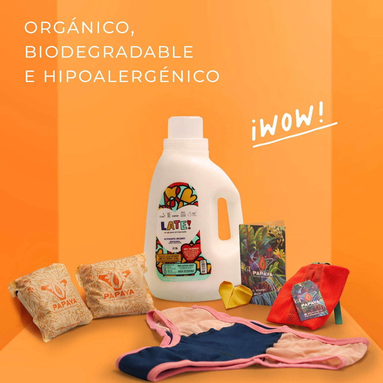 "A CALZÓN QUITADO" LATE & PAPAYA BRAGAS