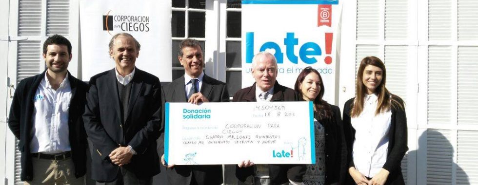 Donación a Corporación para Ciegos