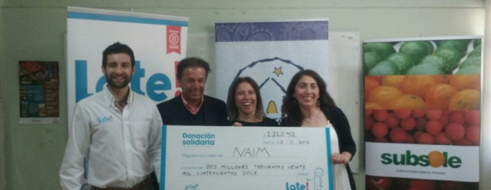 Donación para Corporación NAIM