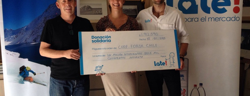 Donación para Corporación Forja