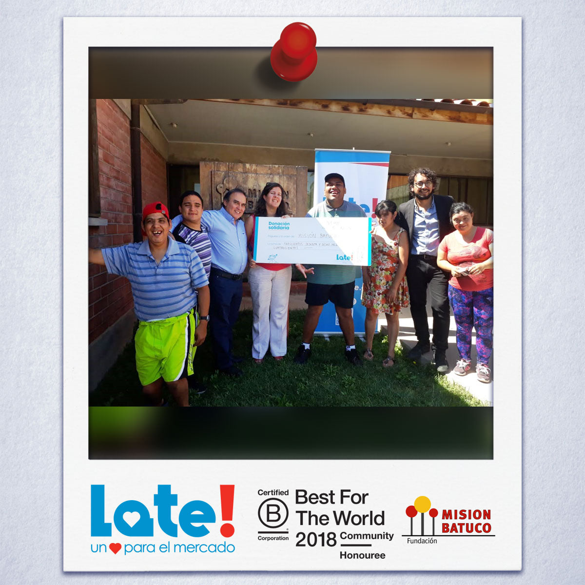 DONACIÓN A FUNDACIÓN MISIÓN BATUCO