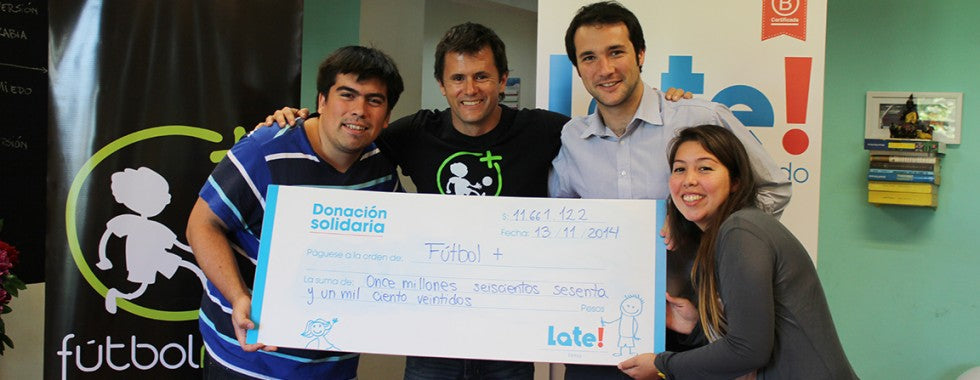 Donación para Fundación Fútbol Más