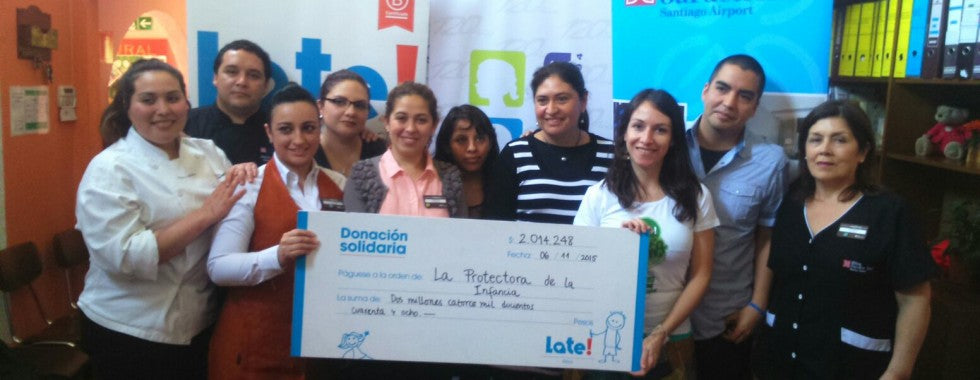 Donación para la Protectora de la Infancia