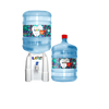 Pack inicial 2 botellones 20 L + soporte solidario! (Incluye envases)