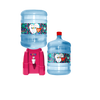 Pack inicial 2 botellones 20 L + soporte solidario! (Incluye envases)