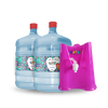 Pack inicial 2 botellones 20 L + soporte solidario! (Incluye envases)