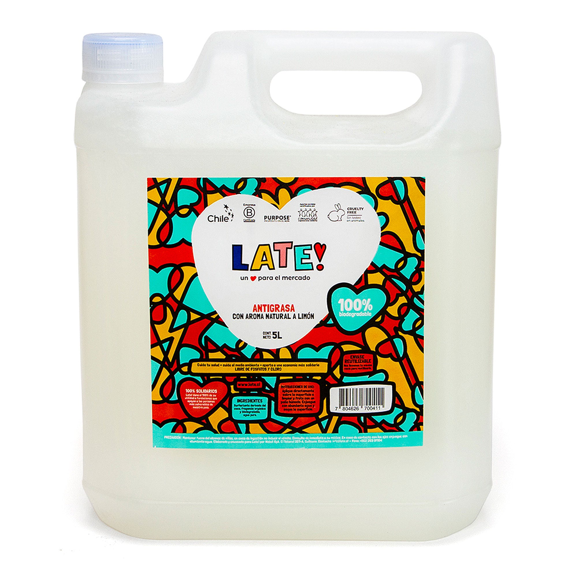 Antigrasas Biodegradable 5 L