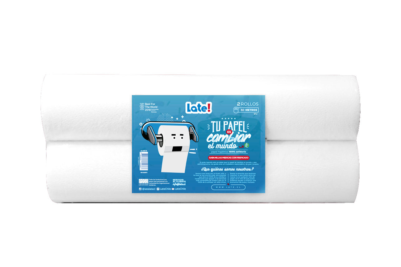 Sabanillas médicas para camillas, 50 metros x 48 cm, pack 2 unidades